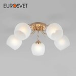 Подвесная люстра Eurosvet 22404/5 белый с золотом - Изображение 7