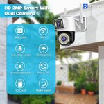 Мп купольная HD-TVI камера HiWatch DS-T591(C)(3.6mm) с ИК-подсветкой до 20 м - Изображение 2