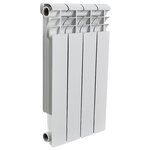 Loten Grey ZN750 - 4 секции с нижним подключением, цвет - серый - Изображение 4