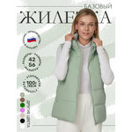 Жилет односторонний №215 из шерсти без карманов 46-48 бежевый - Изображение 1